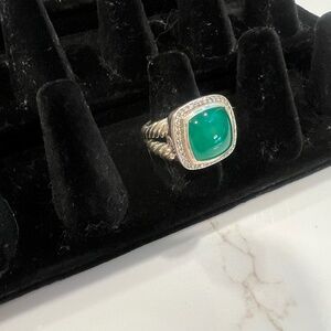 David Yurman Albion Ring - lagoon orchid with diamonds